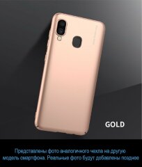 Пластиковий чохол X-LEVEL Slim для Samsung Galaxy A6+ 2018 (A605) - Gold