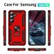 Протиударний чохол з підставкою Deexe Armor Case для Samsung Galaxy S26 FE - Red