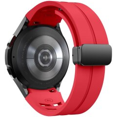 Ремешок Deexe Aurora Strap для Samsung Galaxy Watch 4 / 4 Classic / 5 / 5 Pro / 6 / 6 Classic / 7 / FE - Red