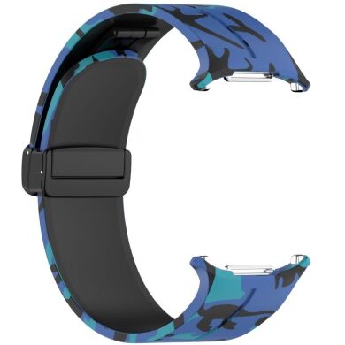 Ремешок Deexe Camouflage Pattern для Samsung Galaxy Watch Ultra (47mm) - Blue