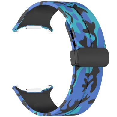 Ремешок Deexe Camouflage Pattern для Samsung Galaxy Watch Ultra (47mm) - Blue