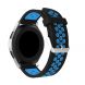 Ремешок Deexe Dual Color для Samsung Galaxy Watch 46mm / Watch 3 45mm / Gear S3 - Black / Blue. Фото 2 из 4