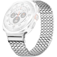 Ремешок Deexe Pulsar для Samsung Galaxy Watch 8 (40/44mm) / 8 Classic / Ultra (2025) - Silver