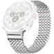 Ремінець Deexe Pulsar для Samsung Galaxy Watch 8 (40/44mm) / 8 Classic (43/47mm) / Ultra 2 - Silver
