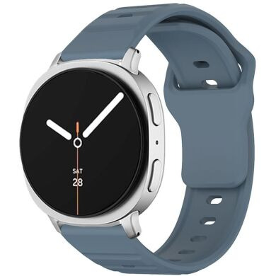 Ремешок KALEBOL Wave Pattern для Samsung Galaxy Watch 8 (40/44mm) / 8 Classic - Navy Blue