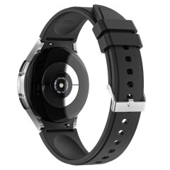 Ремінець UniCase Silicone Strap для Samsung Galaxy Watch 4 Classic (46mm) / Watch 4 Classic (42mm) / Watch 4 (40mm) / Watch 4 (44mm) - Black