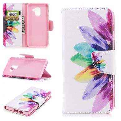Чохол-книжка Deexe Color Wallet для Samsung Galaxy A8 2018 (A530) - Pastel Flavor