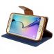 Чехол-книжка MERCURY Canvas Diary для Samsung Galaxy S6 edge (G925) - Blue. Фото 4 из 10