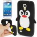 Силиконовая накладка Deexe Penguin Series для Samsung Galaxy S4 mini (i9190) - Black. Фото 1 из 7