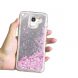 Силиконовая (TPU) накладка Deexe Fashion Glitter для Samsung Galaxy A6 2018 (A600) - Pink. Фото 6 из 7