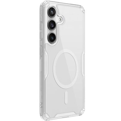 Силиконовый чехол NILLKIN Nature TPU Pro Magnetic для Samsung Galaxy S24 Plus - Transparent