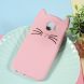 Силиконовый (TPU) чехол Deexe Cat 3D Series для Samsung Galaxy J4 2018 (J400) - Pink. Фото 1 из 4