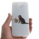 Силиконовый (TPU) чехол Deexe Life Style для Samsung Galaxy J6+ (J610) - Cat and Mirror. Фото 6 из 8