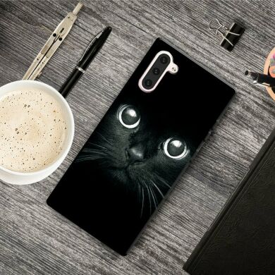 Силіконовий (TPU) чохол Deexe Life Style для Samsung Galaxy Note 10 - Cat