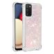 Силіконовий (TPU) чохол Deexe Liquid Glitter для Samsung Galaxy A02s (A025) - Pink