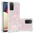 Силиконовый (TPU) чехол Deexe Liquid Glitter для Samsung Galaxy A02s (A025) - Pink