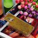 Силіконовий (TPU) чохол Deexe Liquid Glitter для Samsung Galaxy A20s (A207), Gold