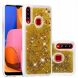 Силіконовий (TPU) чохол Deexe Liquid Glitter для Samsung Galaxy A20s (A207), Gold