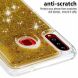 Силіконовий (TPU) чохол Deexe Liquid Glitter для Samsung Galaxy A20s (A207), Gold