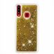 Силіконовий (TPU) чохол Deexe Liquid Glitter для Samsung Galaxy A20s (A207), Gold