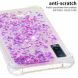 Силіконовий (TPU) чохол Deexe Liquid Glitter для Samsung Galaxy A7 2018 (A750), Light Purple