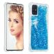 Силіконовий (TPU) чохол Deexe Liquid Glitter для Samsung Galaxy A71 (A715) - Blue