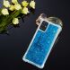 Силіконовий (TPU) чохол Deexe Liquid Glitter для Samsung Galaxy A71 (A715) - Blue