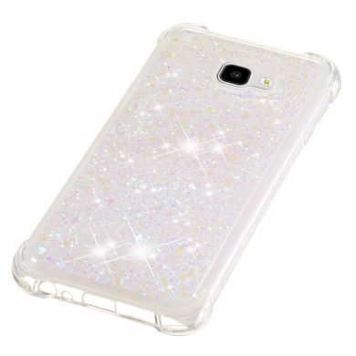 Силіконовий (TPU) чохол Deexe Liquid Glitter для Samsung Galaxy J4+ (J415) - Multi color