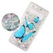 Силіконовий (TPU) чохол Deexe Liquid Glitter для Samsung Galaxy S10 - Blue Butterfly