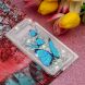 Силіконовий (TPU) чохол Deexe Liquid Glitter для Samsung Galaxy S10 - Blue Butterfly
