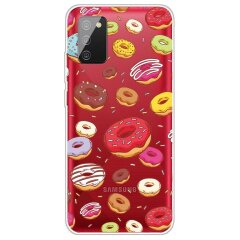 Силіконовий (TPU) чохол Deexe Pretty Glossy для Samsung Galaxy A02s (A025) - Donuts