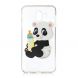 Силиконовый (TPU) чехол Deexe Pretty Glossy для Samsung Galaxy J4 2018 (J400) - Panda Holding a Bottle. Фото 4 из 7