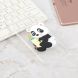 Силиконовый (TPU) чехол Deexe Pretty Glossy для Samsung Galaxy J4 2018 (J400) - Panda Holding a Bottle. Фото 2 из 7