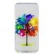 Силиконовый (TPU) чехол Deexe Pretty Glossy для Samsung Galaxy J6+ (J610) - Colorful Tree. Фото 2 из 5