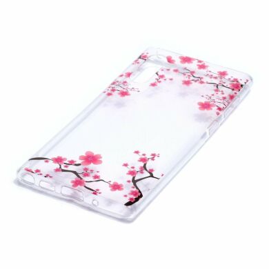 Силіконовий (TPU) чохол Deexe Pretty Glossy для Samsung Galaxy Note 10 (N970) - Plum Blossom