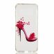 Силіконовий (TPU) чохол Deexe Pretty Glossy для Samsung Galaxy S10 (G973) - Flowered High Heel