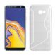 Силіконовий (TPU) чохол Deexe S Line для Samsung Galaxy J4+ (J415) - White