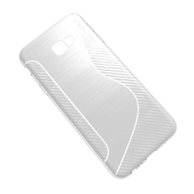 Силіконовий (TPU) чохол Deexe S Line для Samsung Galaxy J4+ (J415) - White