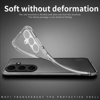 Силиконовый (TPU) чехол MOFI Thin Guard для Samsung Galaxy S25 FE (S731) - Transparent