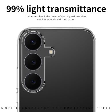 Силиконовый (TPU) чехол MOFI Thin Guard для Samsung Galaxy S25 FE (S731) - Transparent