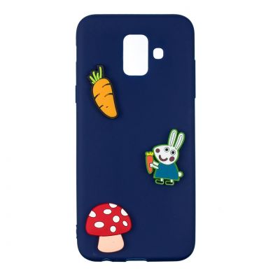 Силиконовый (TPU) чехол UniCase 3D Cartoon Pattern для Samsung Galaxy A6 2018 (A600) - Rabbit Pattern