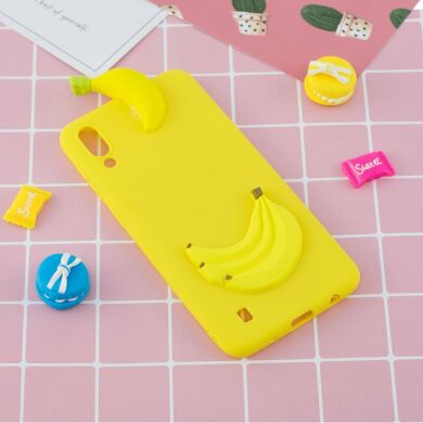 Силіконовий (TPU) чохол UniCase 3D Cartoon Pattern для Samsung Galaxy M10 (M105) - Banana