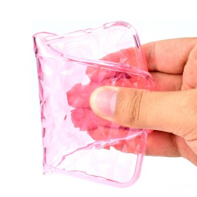 Силиконовый (TPU) чехол UniCase 3D Diamond Grain для Samsung Galaxy J6 2018 (J600) - Pink