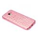 Силиконовый (TPU) чехол UniCase 3D Diamond Grain для Samsung Galaxy J6 2018 (J600) - Pink. Фото 3 из 10