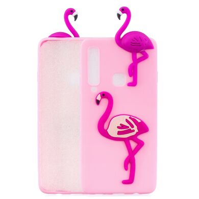 Силиконовый (TPU) чехол UniCase 3D Pattern для Samsung Galaxy A9 2018 (A920) - Flamingo