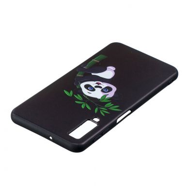 Силиконовый (TPU) чехол UniCase Color Style для Samsung Galaxy A7 2018 (A750) - Panda Pattern