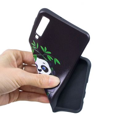 Силиконовый (TPU) чехол UniCase Color Style для Samsung Galaxy A7 2018 (A750) - Panda Pattern