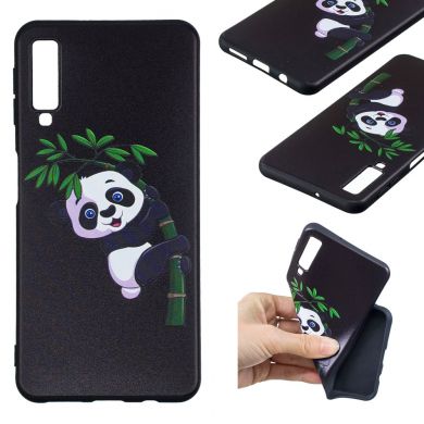 Силиконовый (TPU) чехол UniCase Color Style для Samsung Galaxy A7 2018 (A750) - Panda Pattern