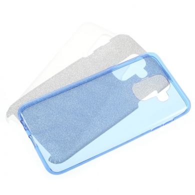Силиконовый (TPU) чехол UniCase Glitter Cover для Samsung Galaxy A6+ 2018 (A605) - Blue