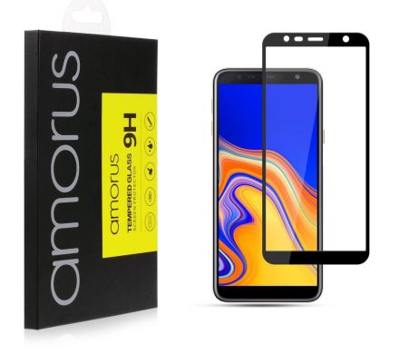 Защитное стекло AMORUS Full Glue Tempered Glass для Samsung Galaxy J6+ (J610) - Black